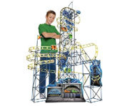 Photo of the K'Nex Vertical Vengeance Coaster building kit.