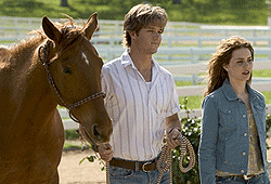 Ryan Kwanten and Alison Lohman star in Flicka.