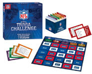 The NFL Gridiron Trivia Challenge board game.