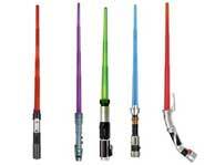 Feel the <B>Force</B> with these new <B>Jedi</B> and <B>Sith</B> pop-up <B>lightsabers</B> that <B>glow and hum</B> like the real thing! We <B>review</B> them.