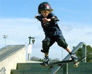 Picture of skateboarder, Nic Puehse.