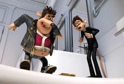 Flushed Away features the voices of Hugh Jackman and Kate Winslet.