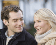 Cameron Diaz, Kate Winslet, Jack Black and Jude Law star in The Holiday.