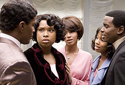 Jennifer Hudson and Beyonce Knowles star in the movie version of Dreamgirls.