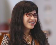 America Ferrera plays Betty Suarez on Ugly Betty.