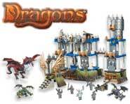 Build the massive <b>Battlestorm Castle</b> and wage fierce battles over the <b>Plasma Krystal</b> with <b>knights</b> and <b>dragons!</b>