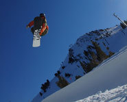 The Super Duper Pipe at Mammoth Mountain in California.