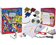 Conduct cool experiments, like making rainbow milk, with The Mysteries of Rainbows science kit!