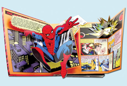 The Amazing Spider-Man Pop-Up is the first in a series of Marvel pop-ups from Scholastic.