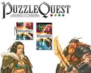 Puzzle Quest turns a gem-matching online game into a wild adventure for DS and PSP! Here's our game review.