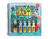 You can make your own re-stickable window art with Klutz Window Art!