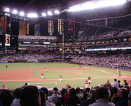 Chase Field is home of the MLB's Arizona Diamondbacks.
