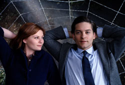 Tobey Maguire and Kirsten Dunst star in Spider-Man 3.