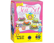 Paint and design your own tea set!