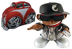 i-Playaz is available in Chub City hip hop characters or VW Beetles.