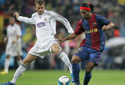 David Beckham joins the LA Galaxy in 2007 in an attempt to bolster turnout for the MLS.