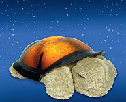 Twilight Turtle lights up and transforms your room into a starry night sky!