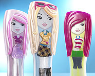 Get the Barbie Girl MP3 player in your choice of pink, blue or green!