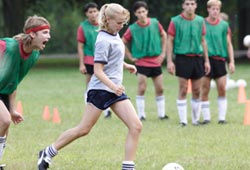 Carly Schroeder plays the title role in the film Gracie.