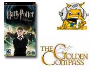Download Harry Potter videos and get the 411 on the upcoming Golden Compass video game from SEGA! It's all here.