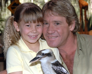 Steve Irwin guest starred in a few episodes of Bindi: The Jungle Girl before his death.