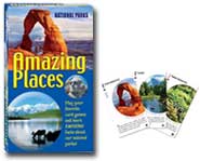 Bust out these cards and play your fave games - and check out the pics and facts of cool place around the world too!