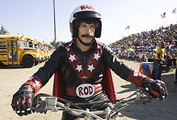 SNL's Andy Samberg plays an aspiring stuntman in Hot Rod.