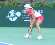 Justine Henin is the number one ranked female tennis player in the world.