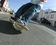 Flowboards replicate the feeling of snowboarding, but on the streets.