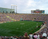 Lambeau Field is home of the NFL's Green Bay Packers.