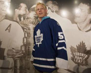 Jason Blake of the Toronto Maple Leafs has been diagnosed with a rare form of leukimia.