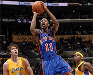 Jamal Crawford of the New York Knicks is one of the deadliest scorers in the NBA.
