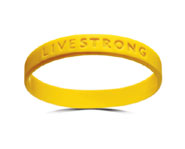 The LIVESTRONG wristband is one of the ways Lance Armstrong raises money for his foundation.