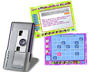 Customize your interactive diary by taking photos and videos with the digital camera!