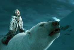 Philip Pullman's book, The Golden Compass, comes to life in the film of the same name.