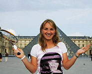 Russian tennis sensation Svetlana Kuznetsova is one of the top female players in the world.