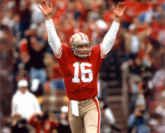 Former San Francisco 49er, Joe Montana, is arguably the best quarterback of all time.
