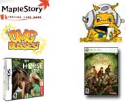 Solve a Spiderwick Puzzle, watch a Professor Layton video, see MapleStory times two and get the 411 on a virtual pet horse.