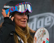 Jamie Anderson is one of the fastest rising stars in sonowboarding.