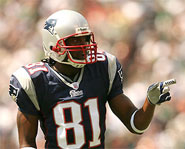 Randy Moss of the New England Patriots is one of the best receivers in the history of the NFL.