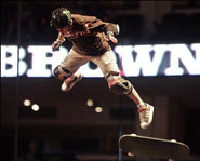Skateboarder Jake Brown had one of the worst wipeouts in history at last year's X Games.