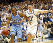 The Duke/North Carolina rivalry is the biggest rivalry in college basketball.