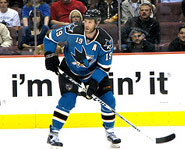 Joe Thornton of the San Jose Sharks is one of the best players in the NHL.