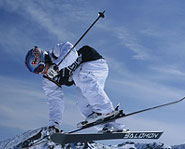 Skier Simon Dumont is considered to be one of the best superpipe riders in the world.