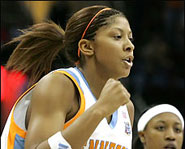 The University of Tennessee's Candace Parker is one of the best women's college basketball players.