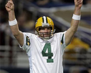 After 17 years, Brett Favre of the Green Bay Packers retires from football.