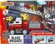 Matchbox and Mattel present the Mega Rig Blaze Brigade.
