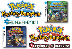 We have video previews of the new Pokemon games for DS that let you become a Pokemon and enter a huge world of adventure!