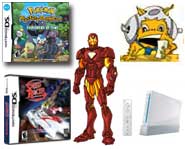 Check out the facts on a free Wii, Iron Man and Pokemon videos, Speed Racer and Spider-Man previews and big news for The Sims!