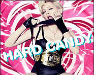 Madonna's brand new album is called Hard Candy and features Justin Timberlake.